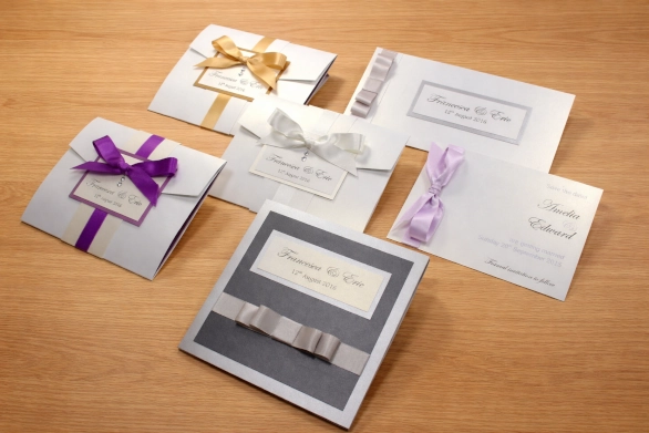 Inexpensive wedding invitations handmade in Braintree, Essex 