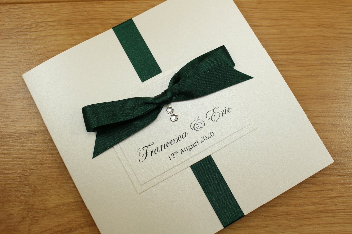 Elegance Wedding Invitation Handmade Perfection